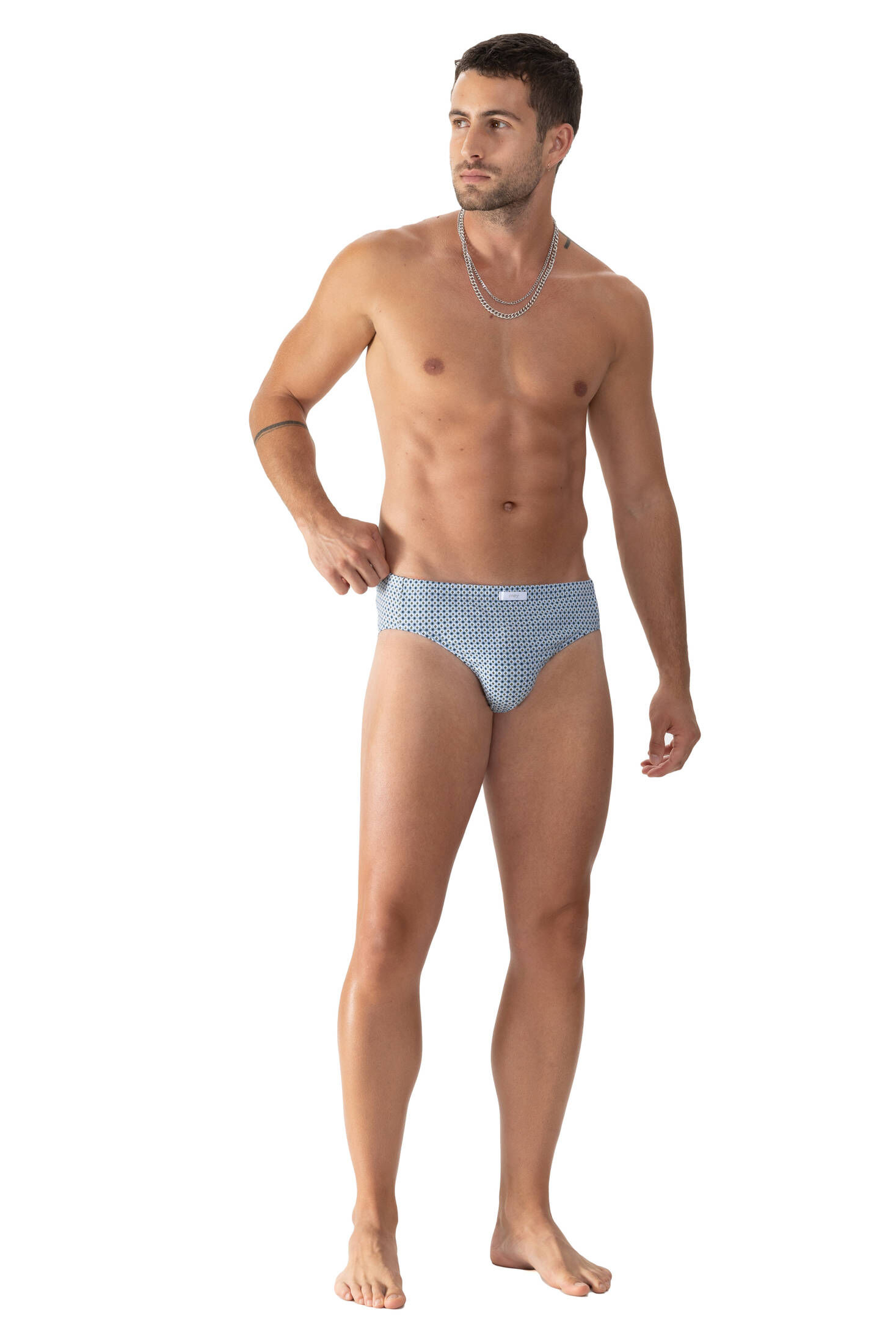 mey| Herren Jazz Pants Serie Minimal Dots