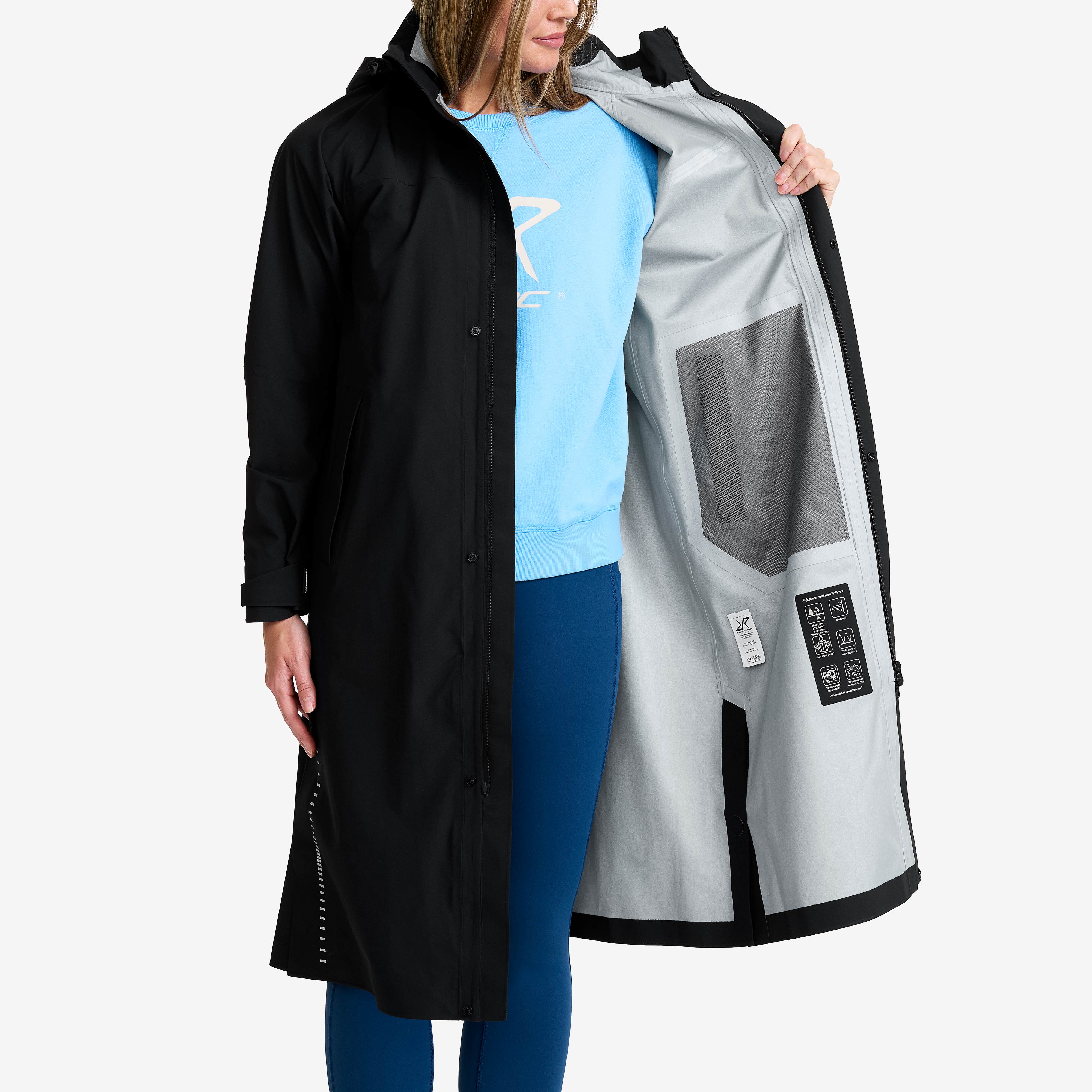 Cloud 3L Long Shell Parka Dame Black