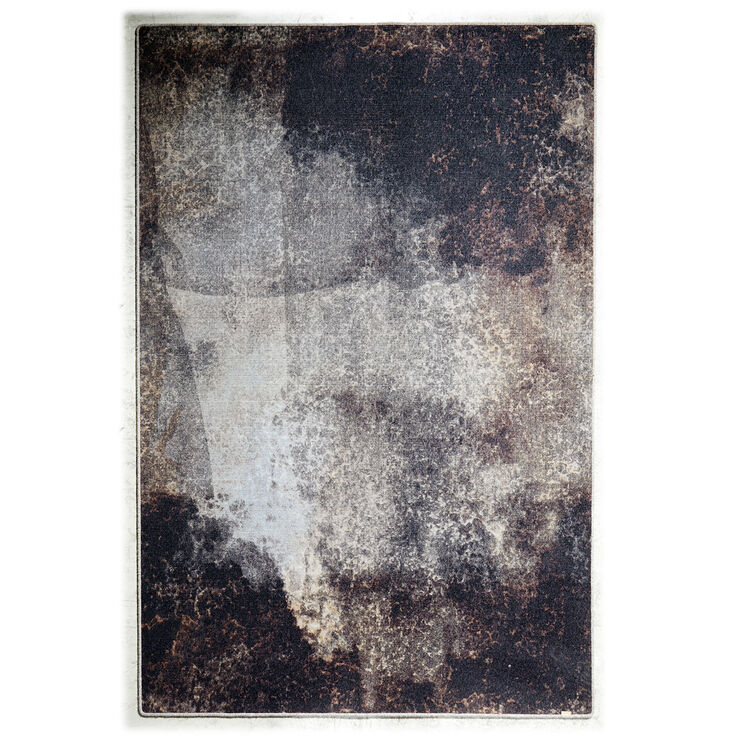 Muubs Tæppe Earth Sort/brun/brændt mønstret