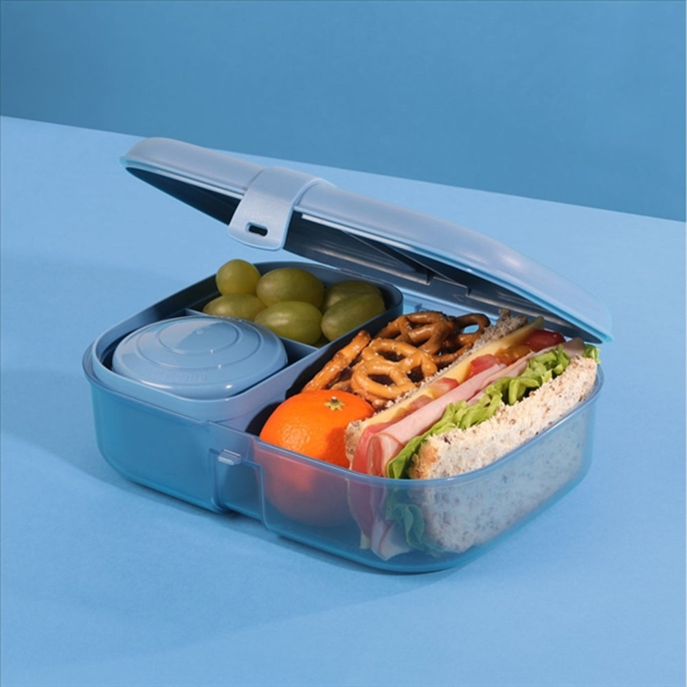 Køb Sistema Ribbon Madkasse 1,1 L Mountain Blue