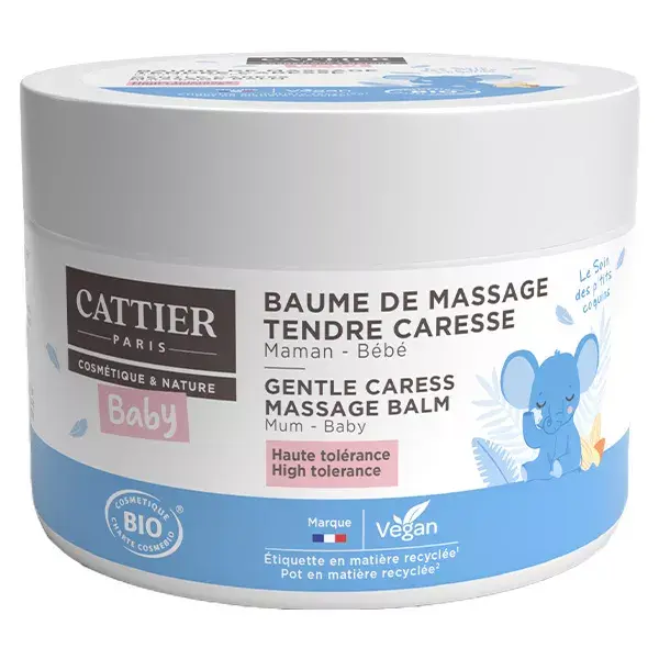 Bálsamo de Massagem Orgânico Cattier Baby Tender Caress 100g