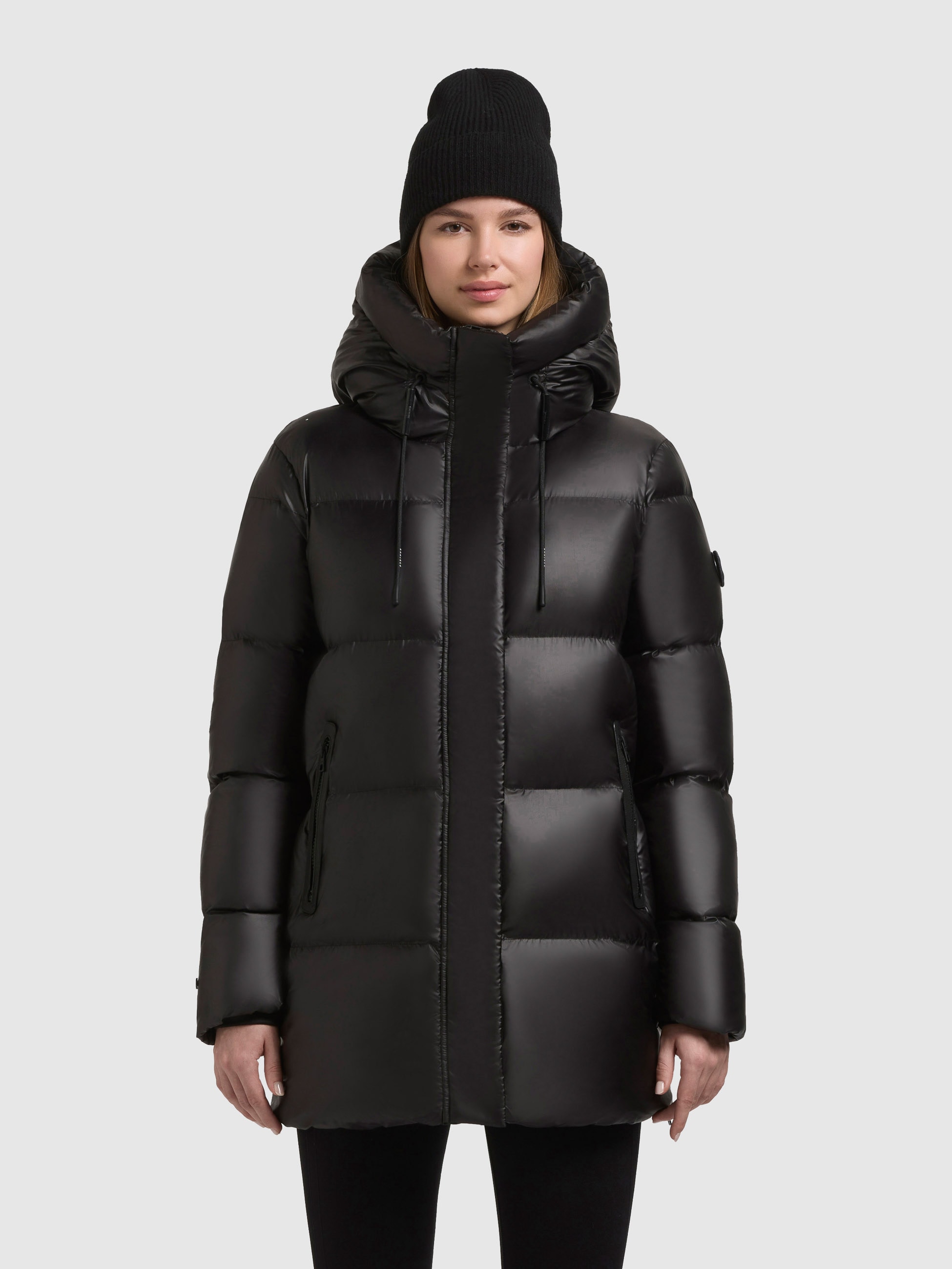 khujo Steppjacke »DROWN SHINY« mit Kapuze