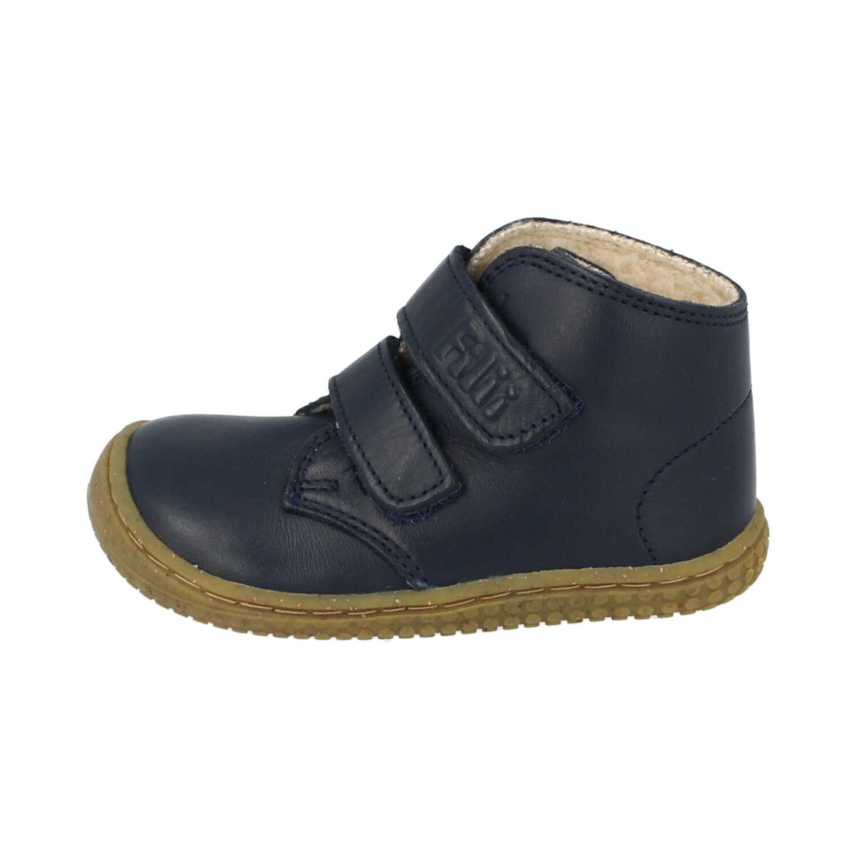 B1920212-W2 SOFT-FEET bio navy wool velcro Weite/M