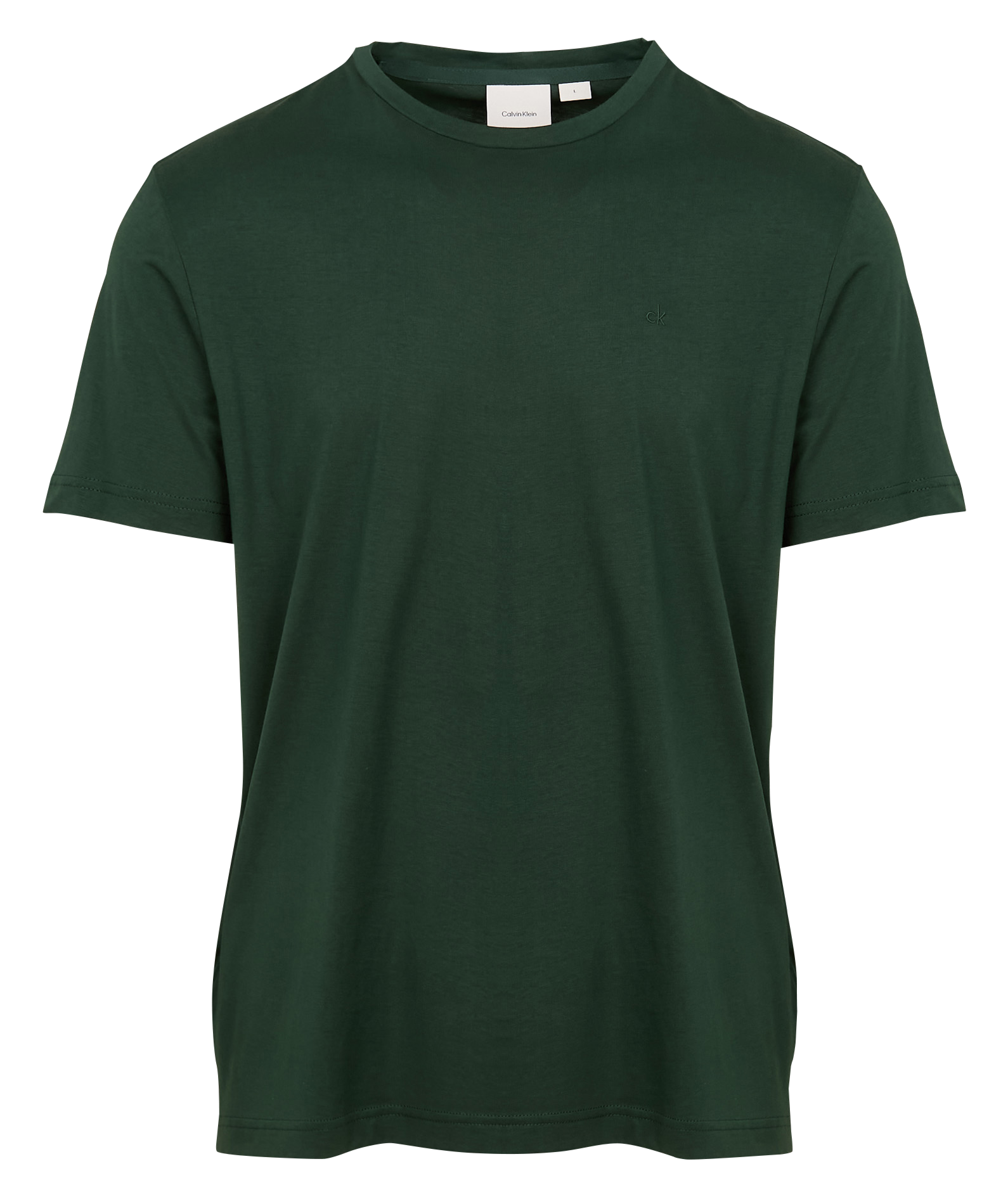 Tee-shirt col rond en coton bio | Vert
