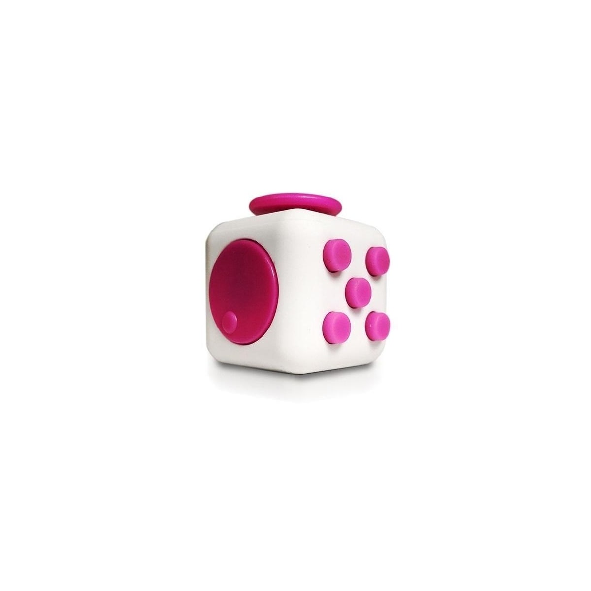 Fidget Cube, hvit/rosa