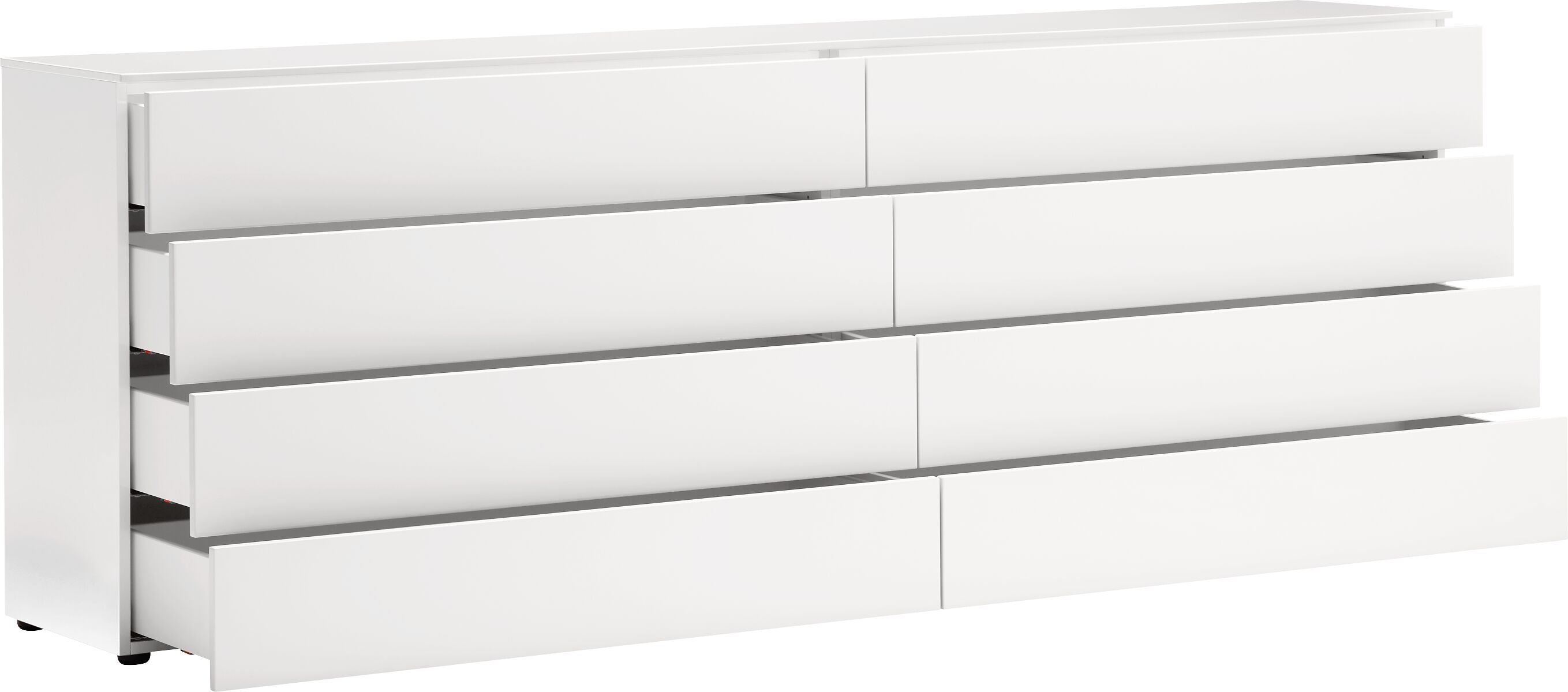 TILL Kommode - Hellgrau / B: 224.0 cm x T: 41.0 cm x H: 81.0 cm