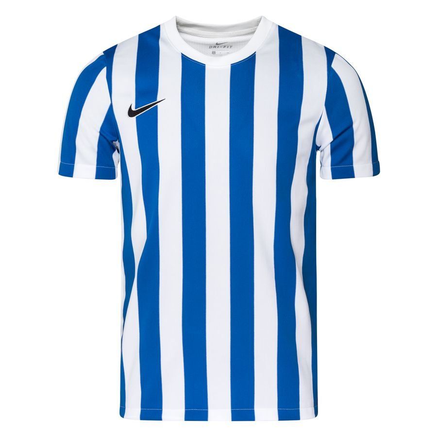 Nike Maillot DF Striped Division IV - Blanc/Bleu/Noir