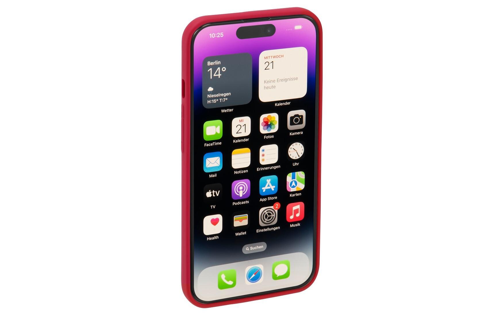 Back Cover Finest Feel iPhone 14 ProCover «Finest Feel» für Apple iPhone 14 Pro, Rot