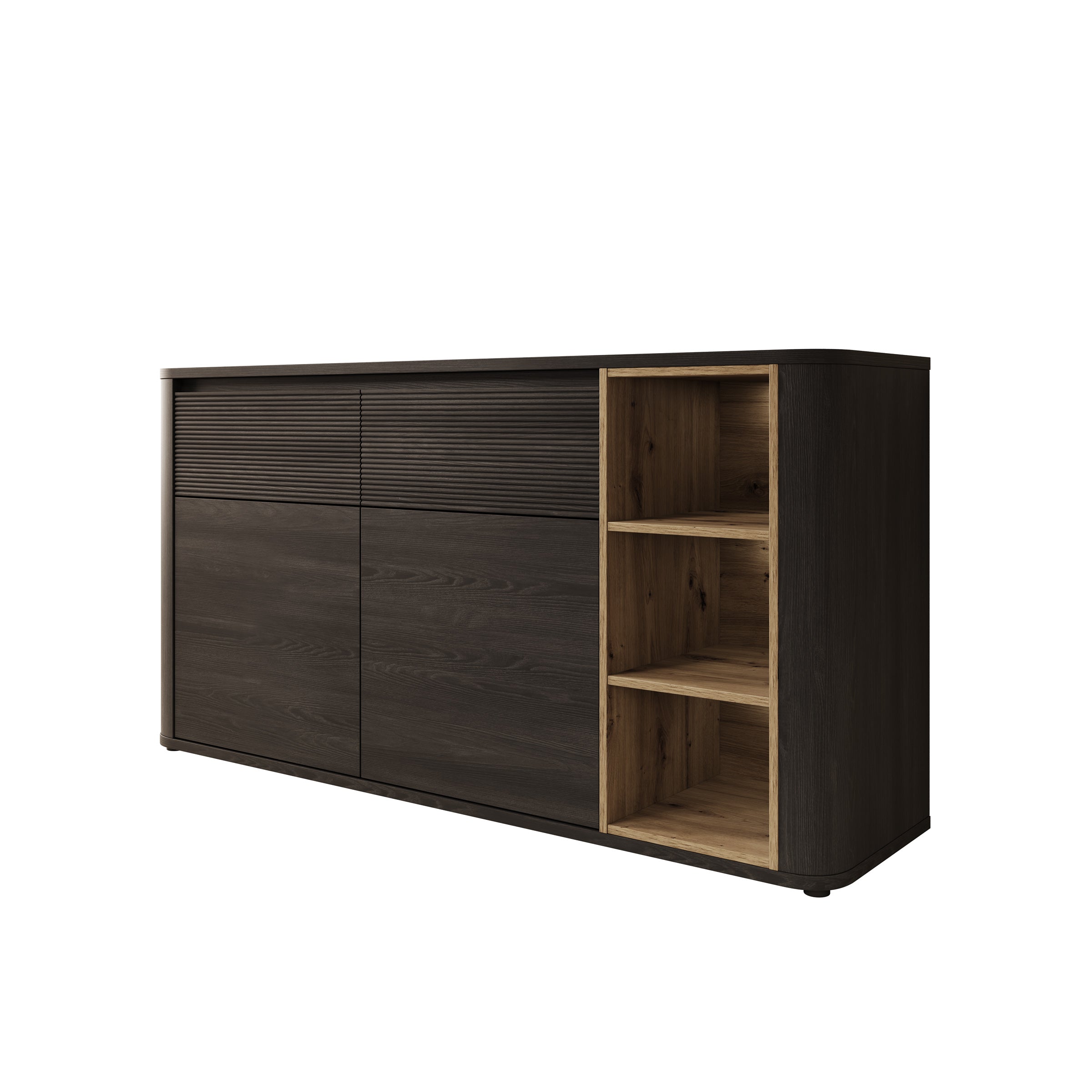 Bijou - Dressoir - Zwart - 160x41x83 cm
