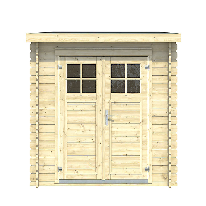 Abri de jardin GoodHome Belaia Ep. 28 mm surface extérieure 6,72 m² en bois