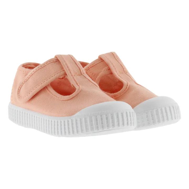 Victoria Baskets Scratchs Sandalia Tira Lona | Saumon