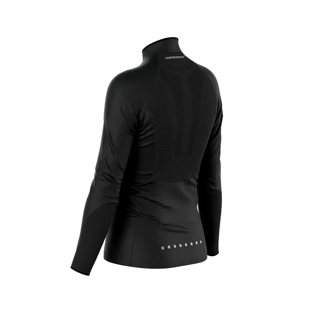 Compressport Hurricane Windproof Hardloopjack Zwart Dames