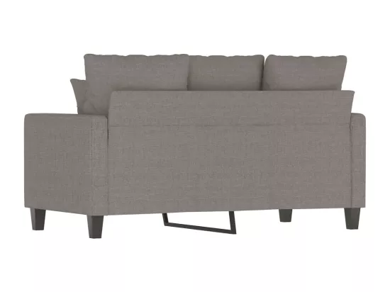 Canapé à 2 places Taupe 120 cm Tissu