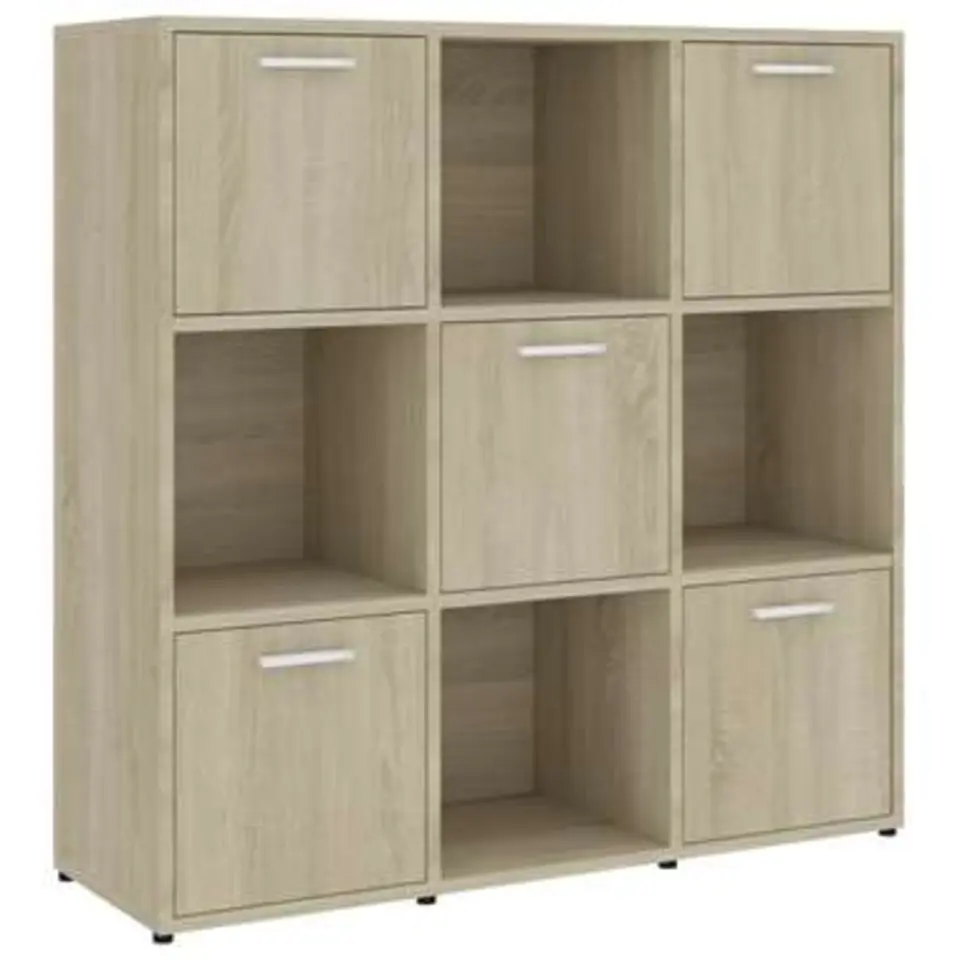 vidaXL - Boekenkast - Bruin - Bewerkt hout
