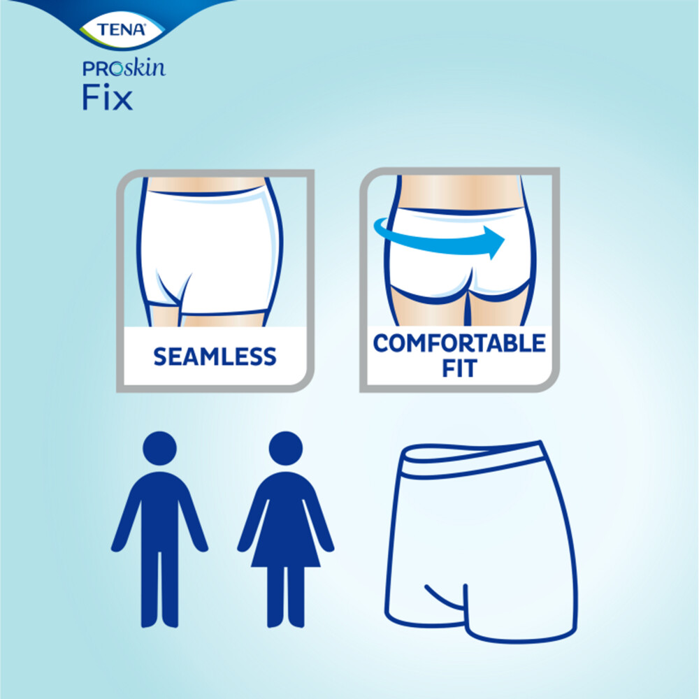 3x TENA Proskin Fix Fixation Pants XXL5 stuks
