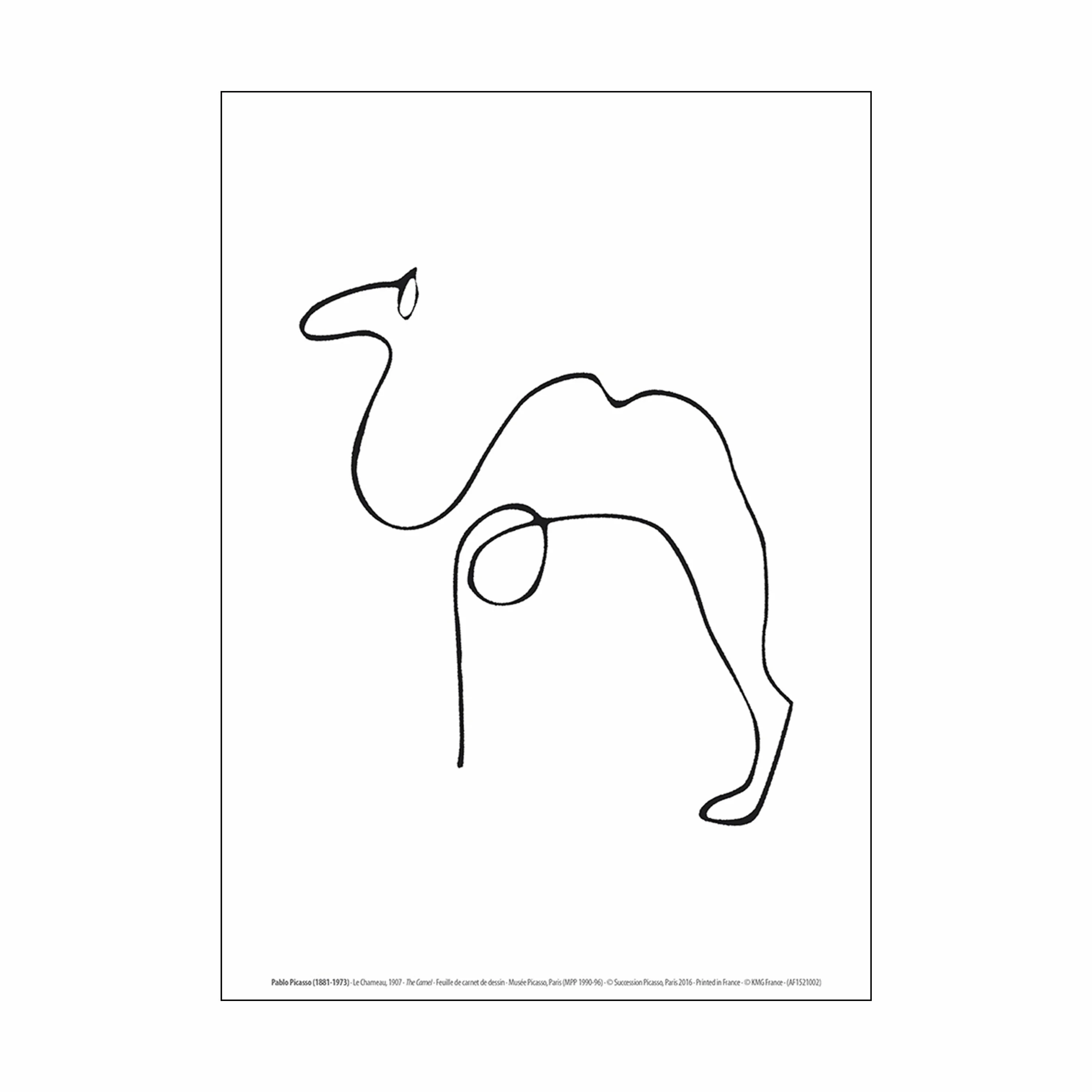 Poster&Frame Picasso plakat - Chameau