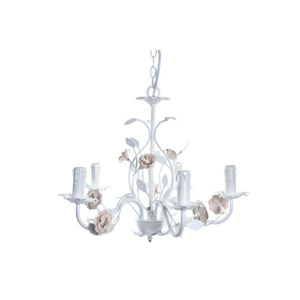 Suspension 25w rose blanc 220 v (49 x 47 x 37 cm)
