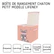 Boîte de rangement en tissu pour enfant 