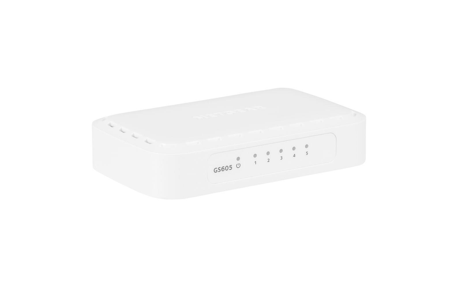 Switch GS605 5 PortUnmanaged Gigabit-Switch for SOHO-Netzwerke, weiss