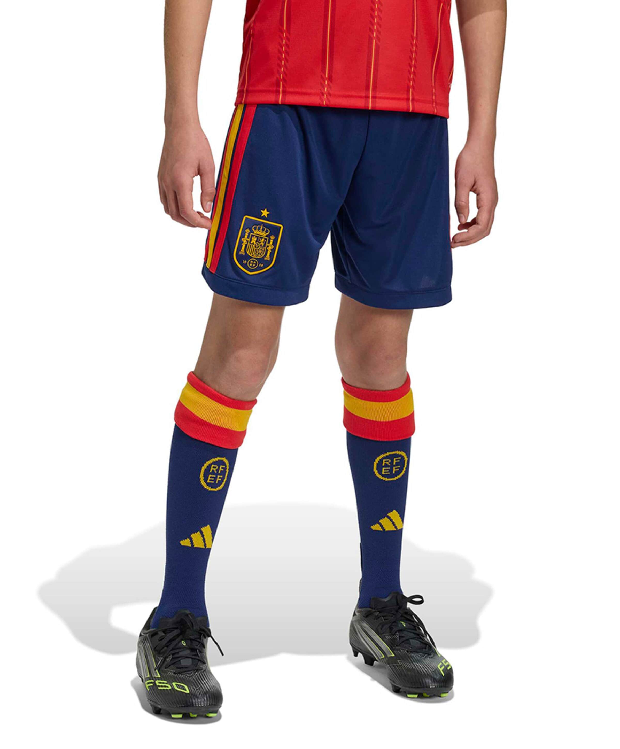 Adidas rfef h sho y jongens shorts blauw