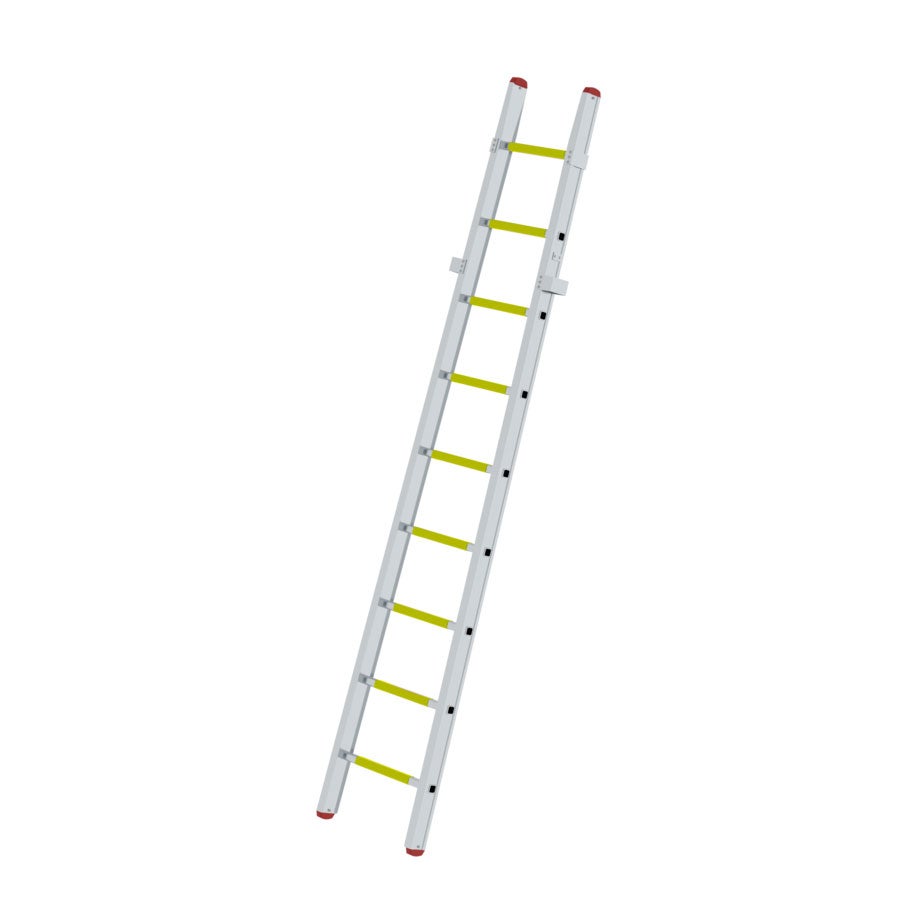 MUNK reddingstechniek verlengladder met lichtgevende sportbedekking volgens DIN EN 1147, onderste deel, 9 sporten