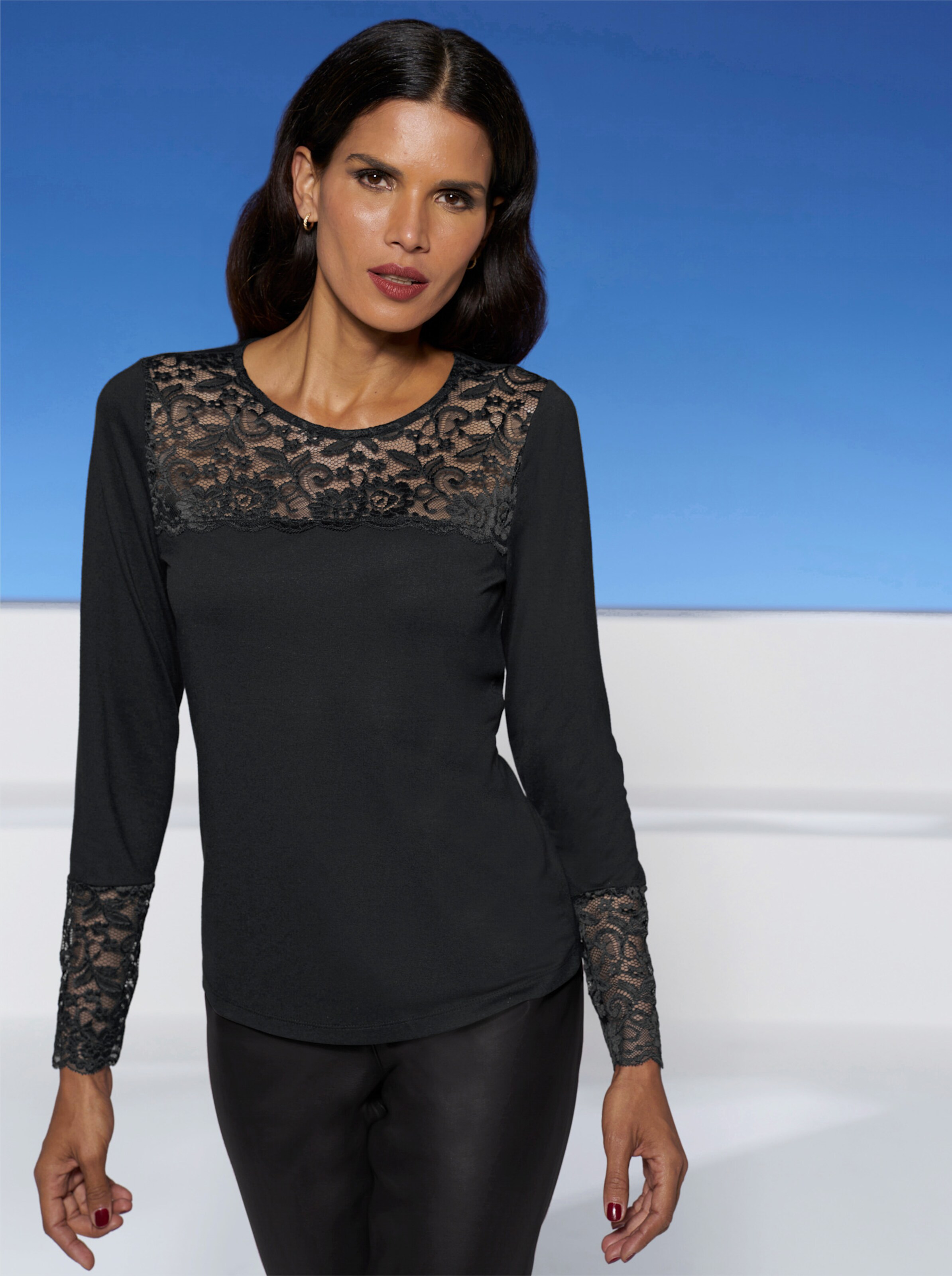 Spitzen-Shirt