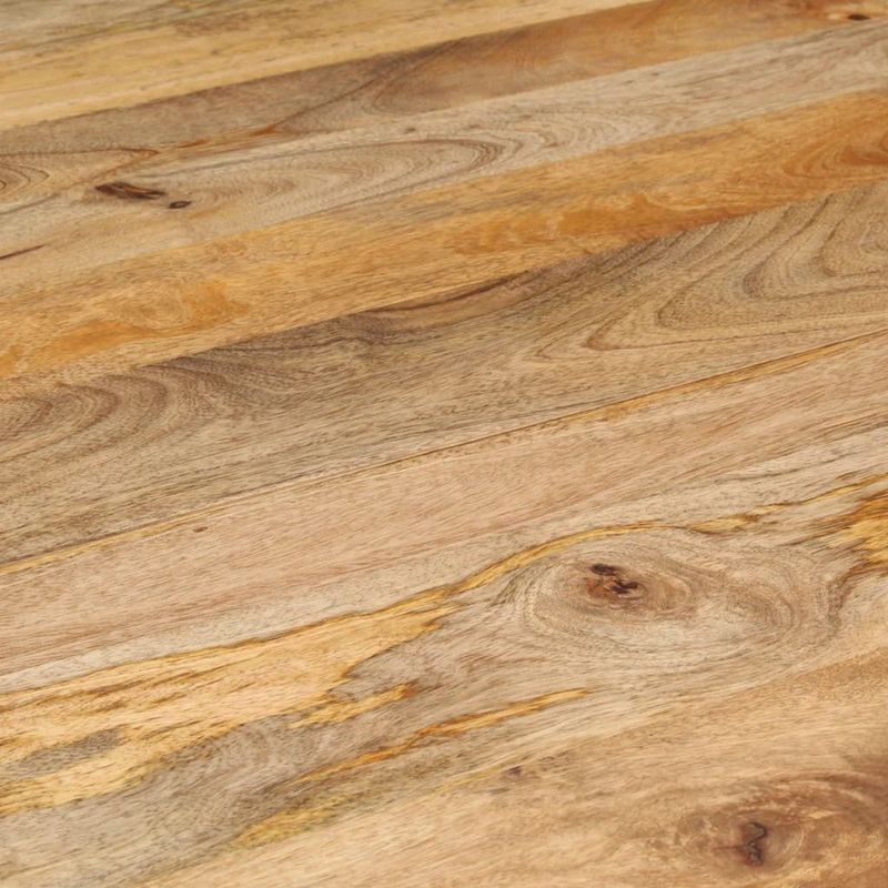 Eettafel - Bruin - Massief Mangohout - Stevig Frame