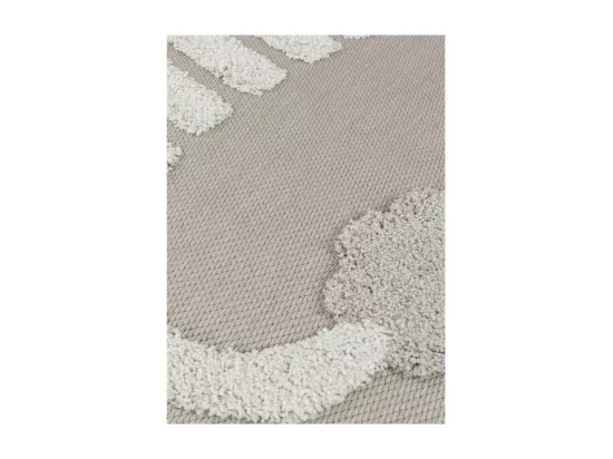 Tapis enfant lune beige - LUNA Enfants 10 Taupe 120*120