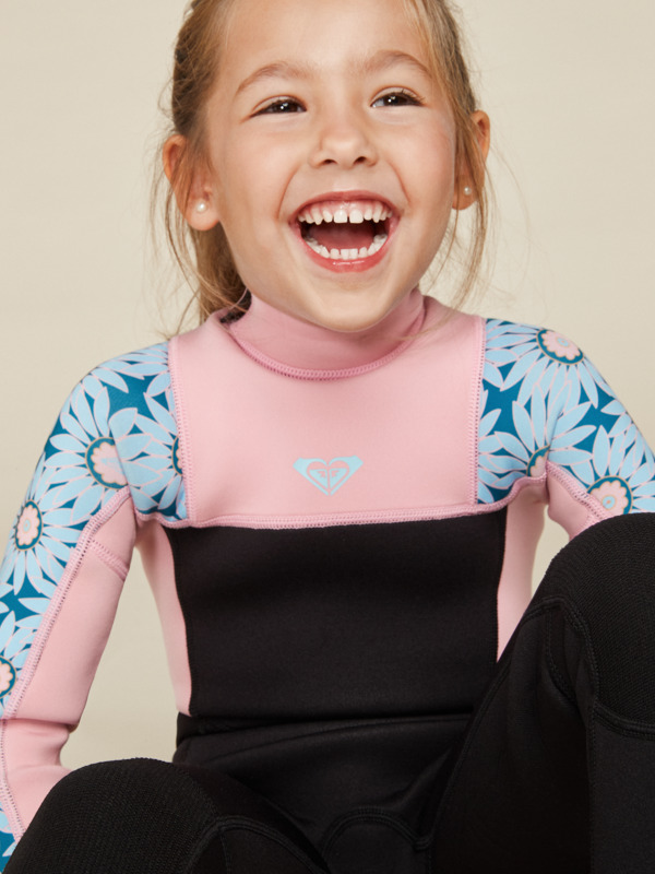 3/2mm Prologue Combinaison Back Zip Vert Fille