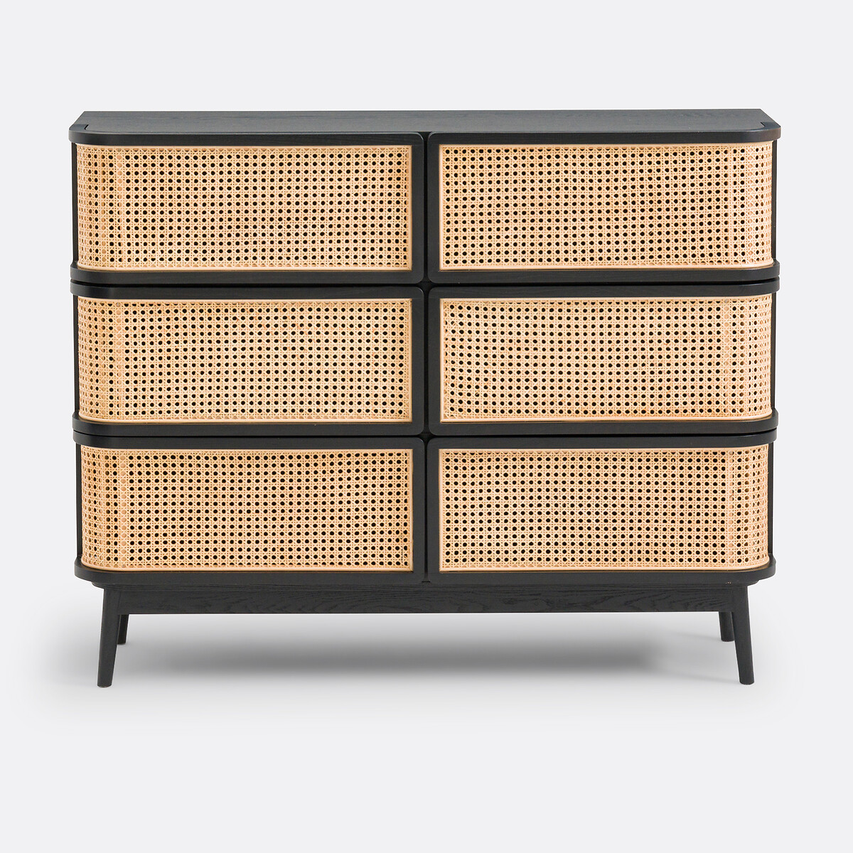 LA REDOUTE INTERIEURS<br>Cômoda com 6 gavetas em rattan Laora