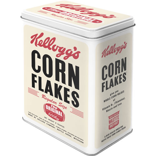 Vorratsdose -Kellogg`s - weiß-rot-schwarz - 3 Liter