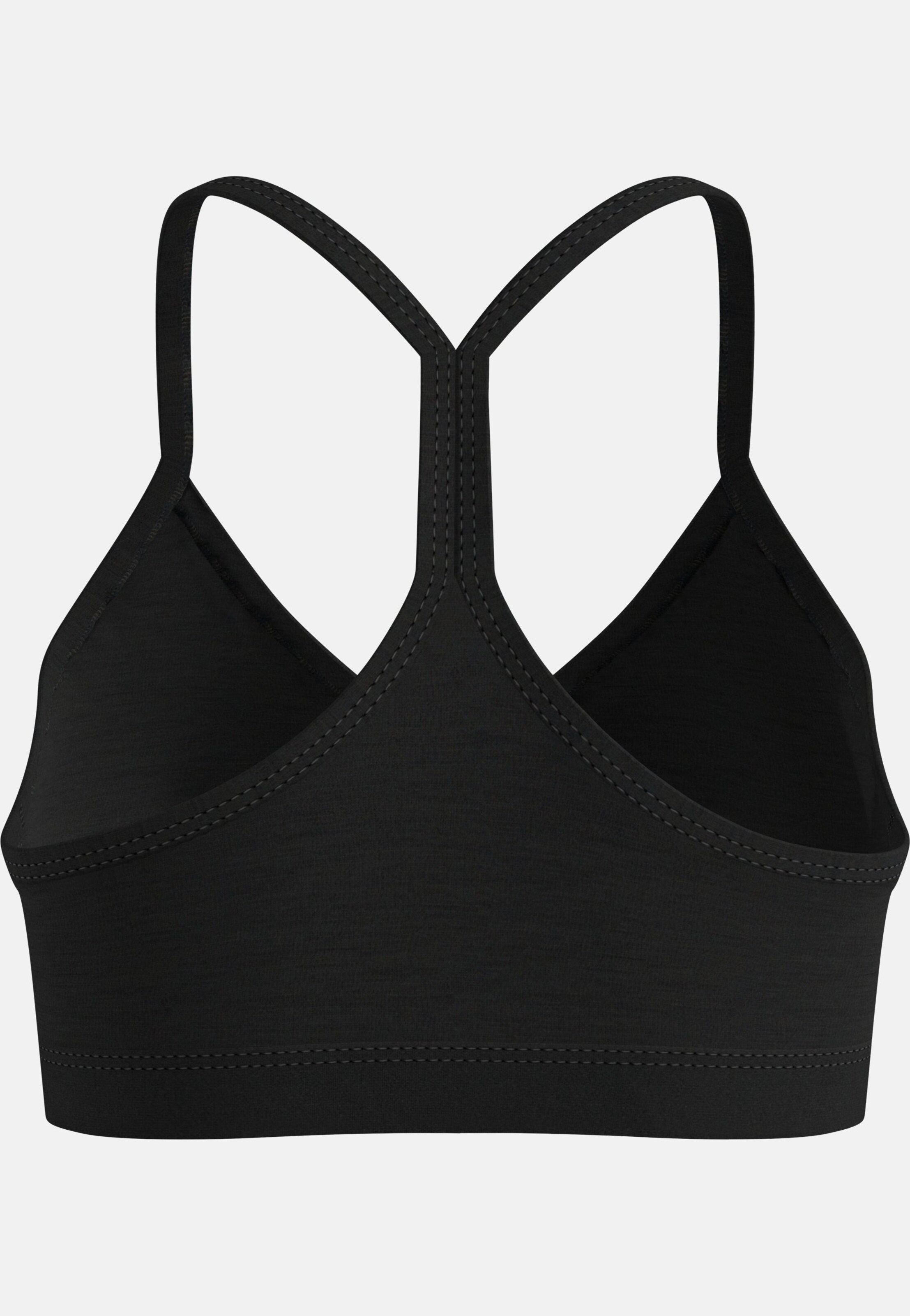 Merino Soft Sport-BH in black
