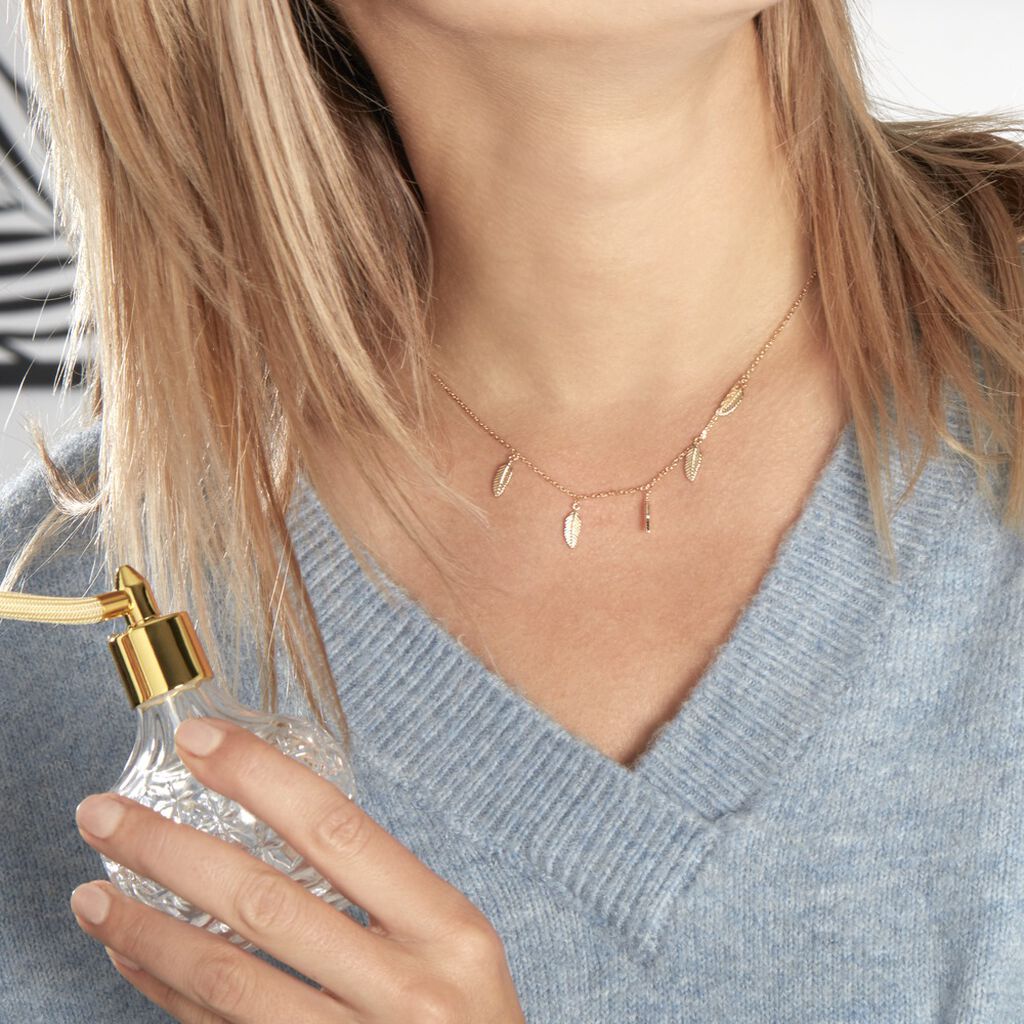 Collier Plaqué Or Jaune Libby