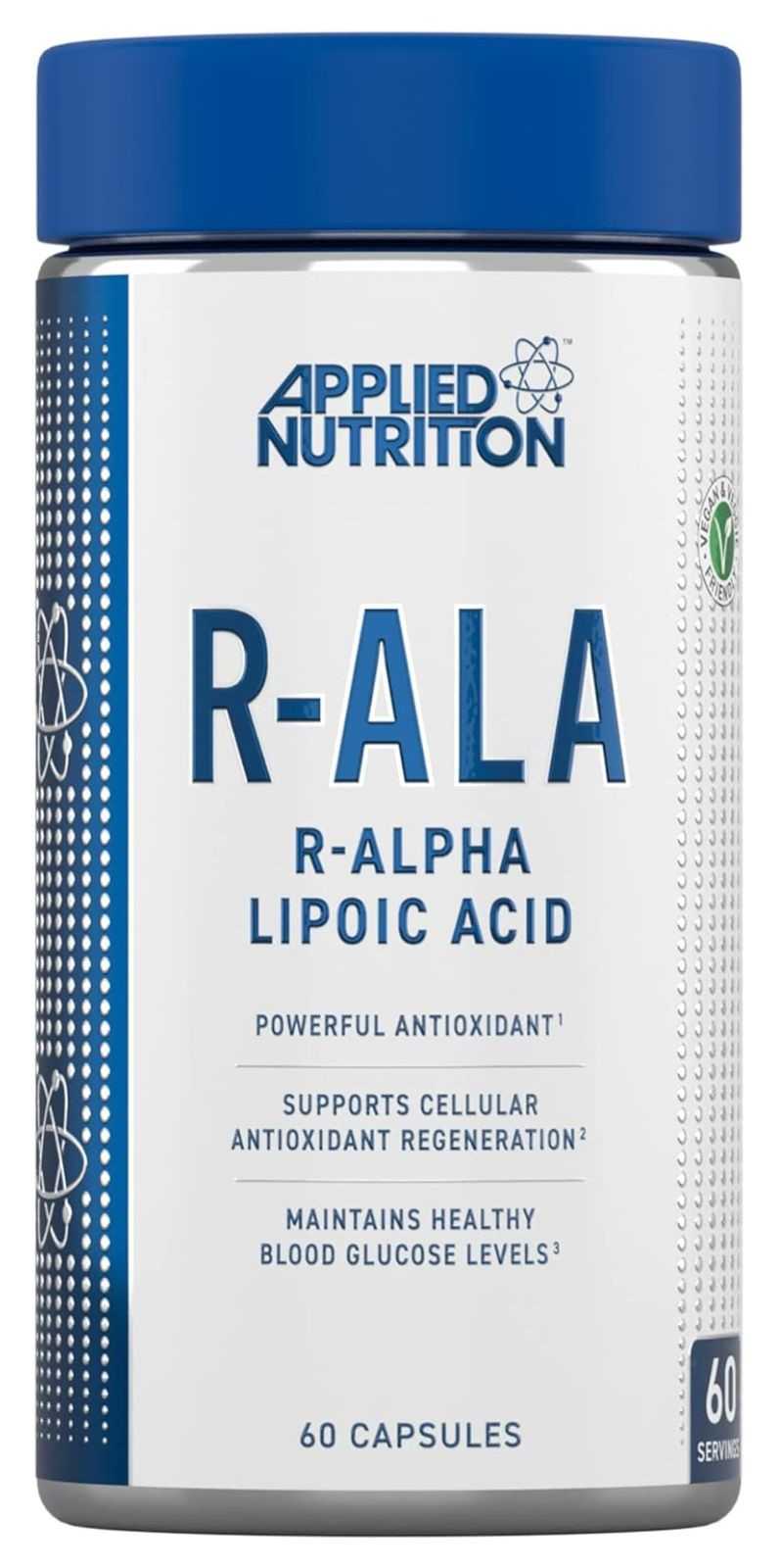 Applied Nutrition Ácido R-Alfa Lipóico 60 cápsulas - Oportunidade