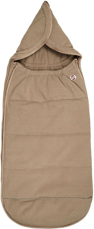 Lodger - Voetenzak Maxi Cosi - Warm teddy fleece - Ook voor kinderwagen - Beige