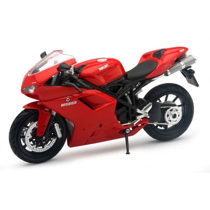 Miniature Newray Moto Ducati 1198 - Echelle 1/12° - Rouge / Noir