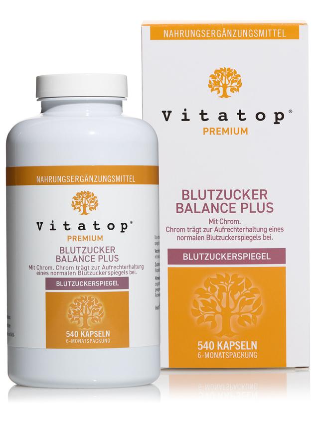 Vitatop® BLUTZUCKER BALANCE PLUS, 6-Monatsvorrat - Abo