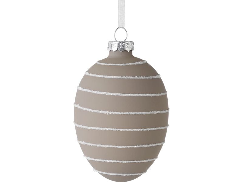 EGLO Aufhänger Fintry 3 Stück, Beige/Crème/Taupe Ostereier zum Aufhängen