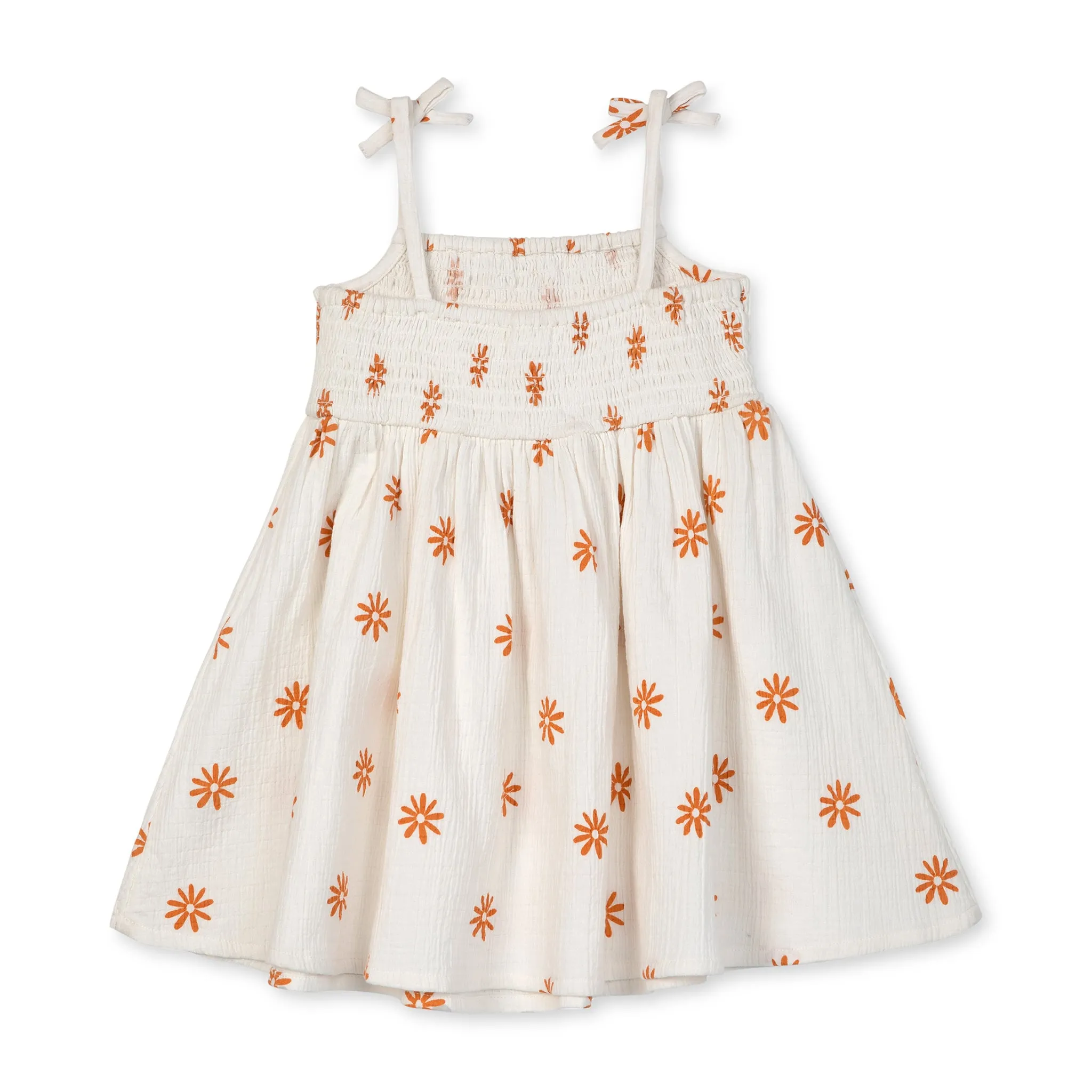 Rise Little Earthling Robe Nid d'Abeille Boho 2-6ans