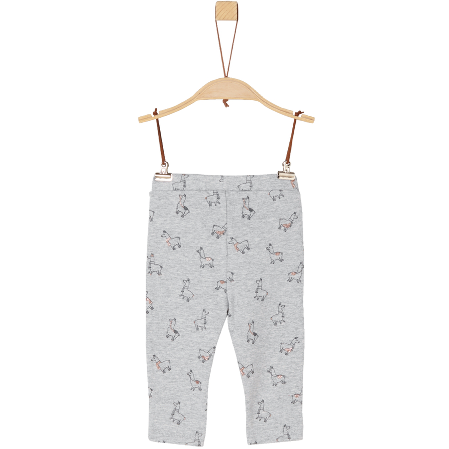 s.Oliver Girls Sweathose light grey melange
