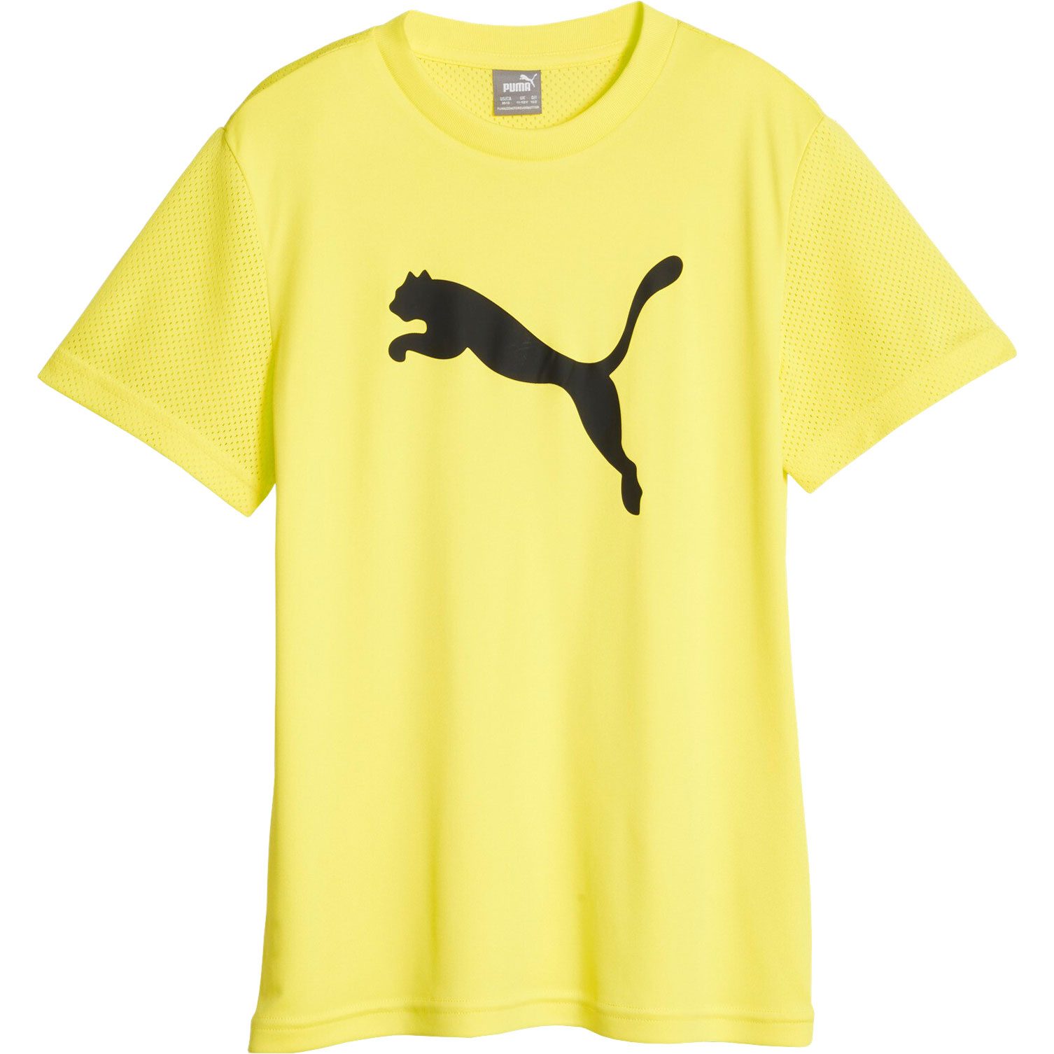 Puma Active Sports Poly Cat T-Shirt Jungen fluro yellow pes