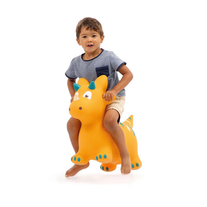 Ballon sauteur dinosaure - Jaune - LUDI