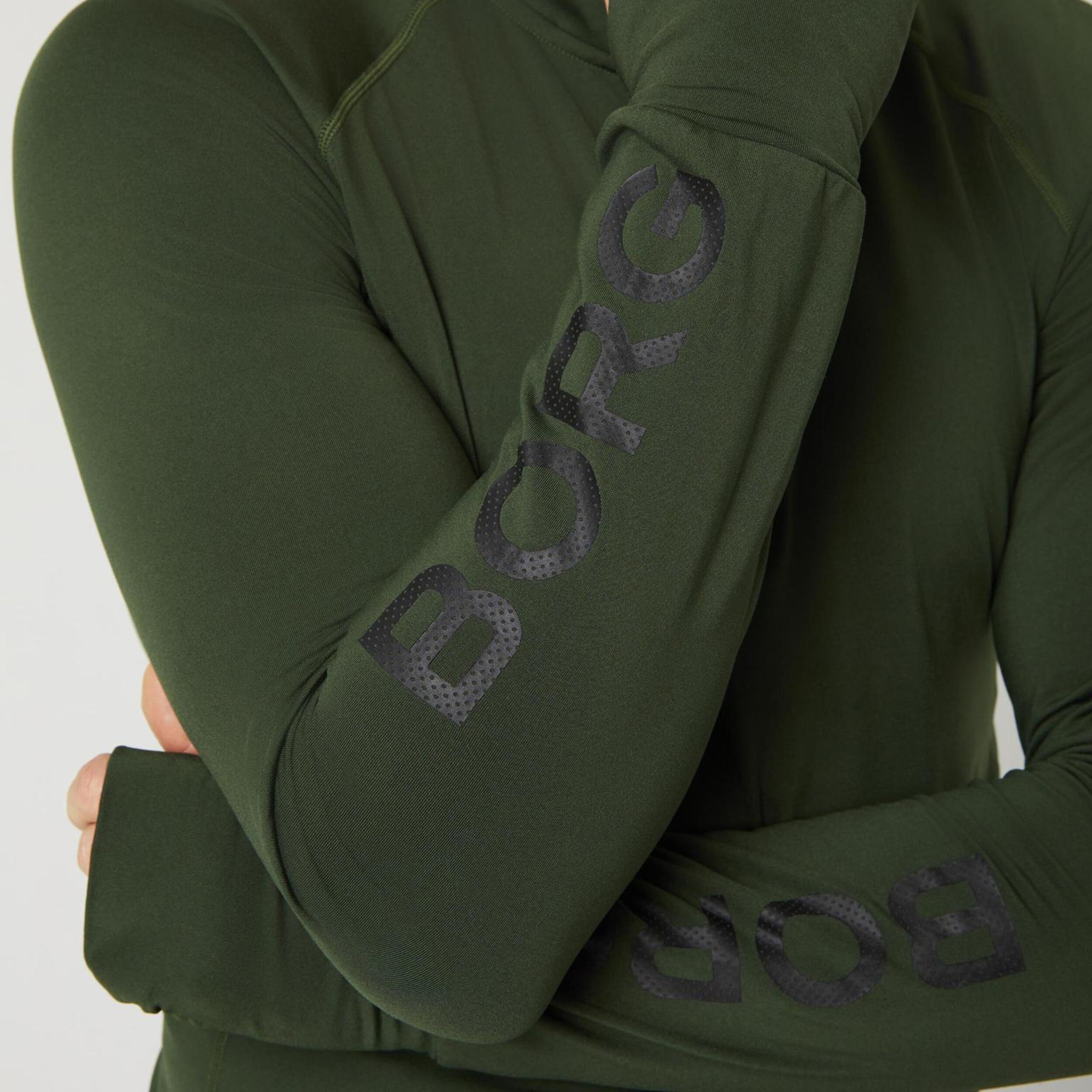 Björn Borg Midlayer Half Zip Sweat-shirt Hommes - Vert Foncé