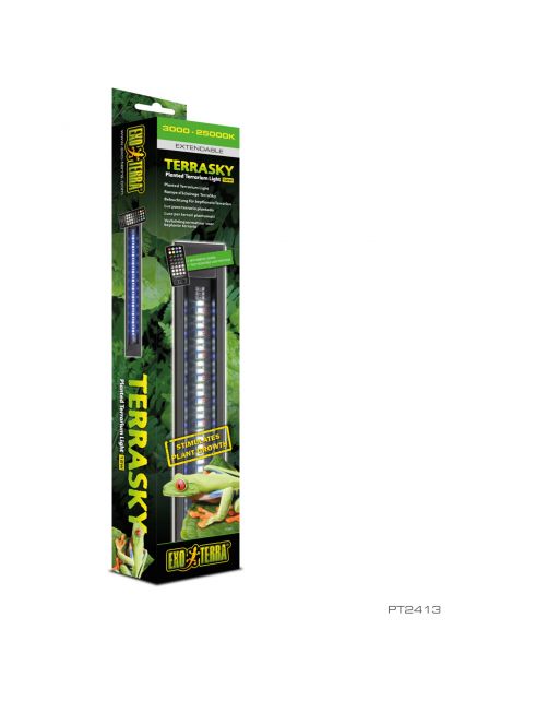 Exo Terra Frog Terrasky Led Voor Beplante Terraria - Verlichting - 48.5x9.1x6 cm