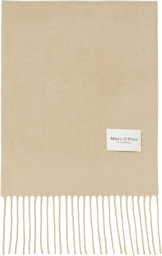 Marc O’Polo Scarf, woven wool, skinny extra-lon Blushed camel
