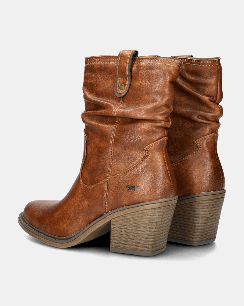 Mustang Rits- & gesloten boots  - cognac