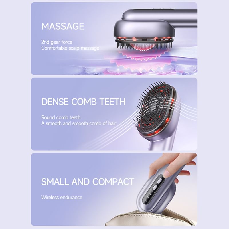 Beautyronics - USB oplaadbare hoofd- en hoofdhuidmassageborstel