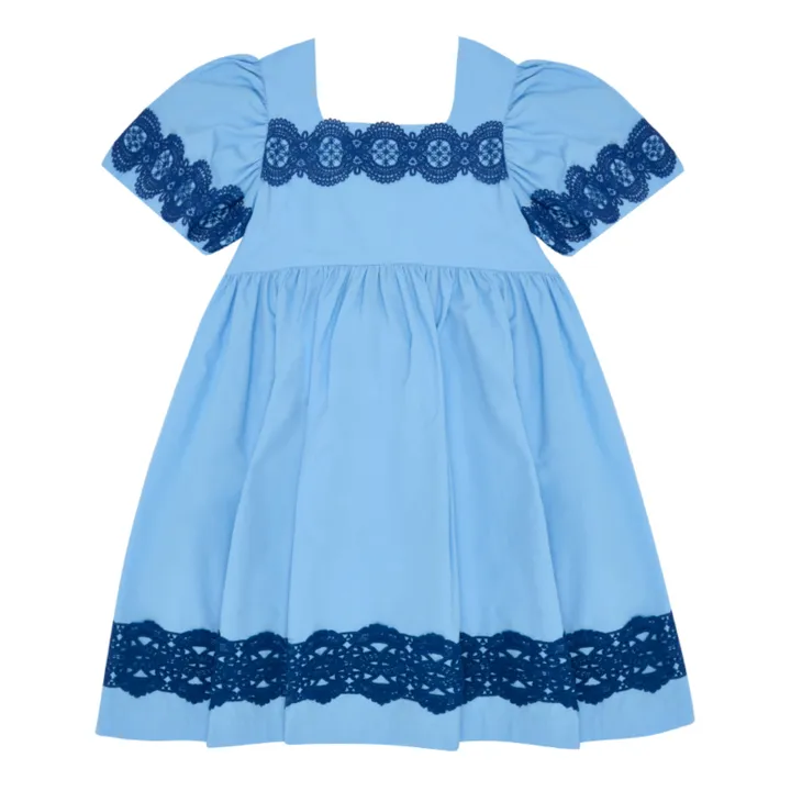The Middle Daughter Robe Dentelle | Bleu