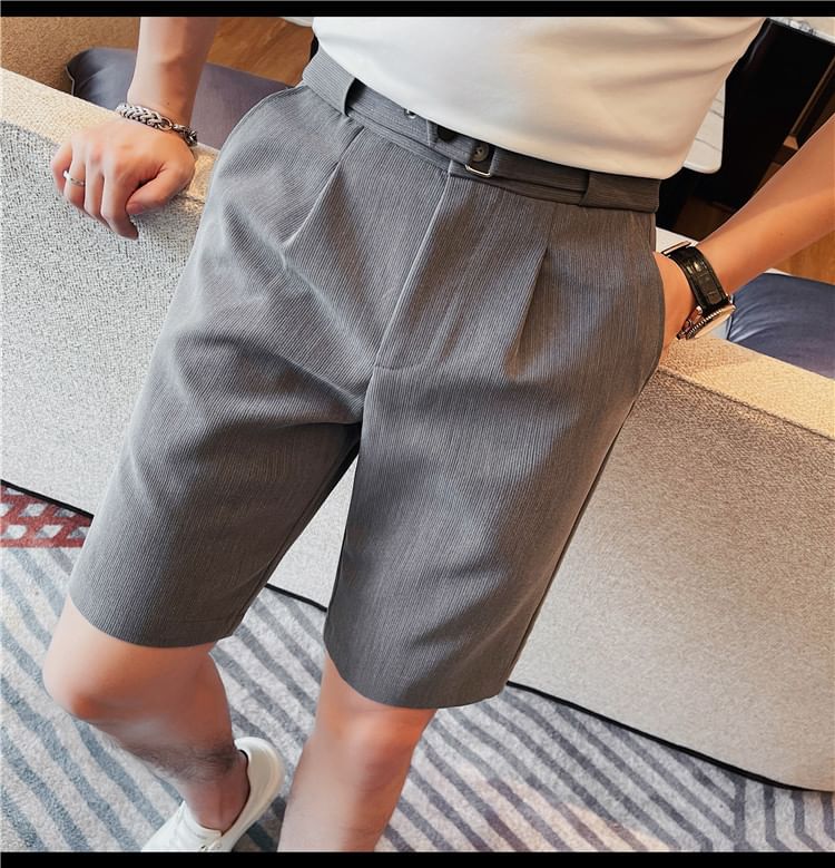 Deepwood - Hoge taille effen korte jurk
