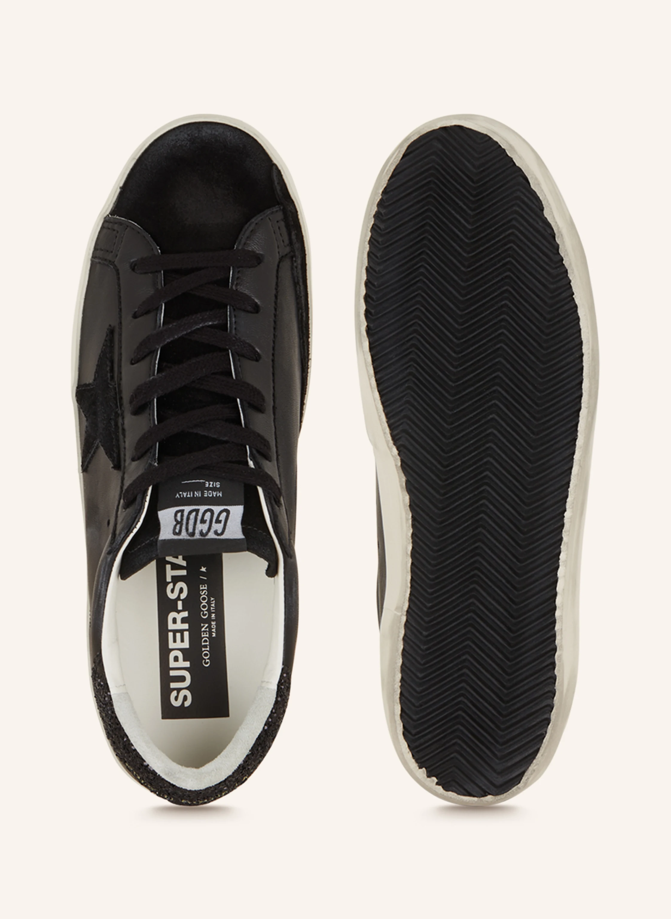GOLDEN GOOSE Sneaker SUPER-STAR mit Pailletten